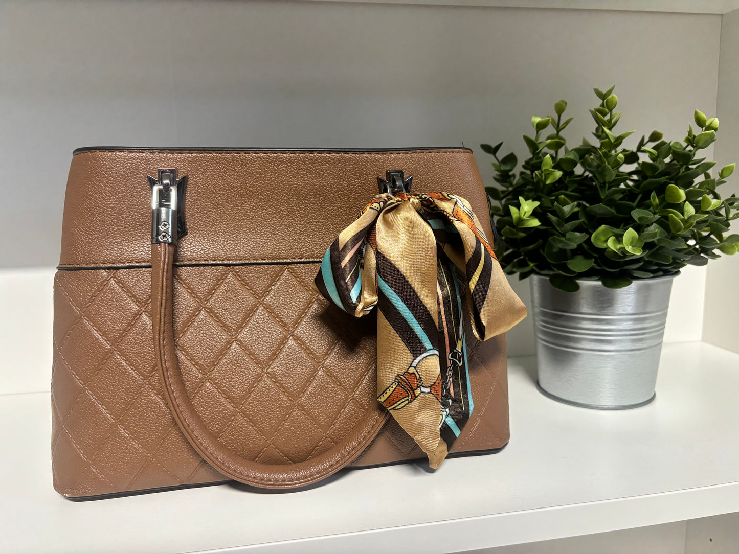 SATIN BOW BAG