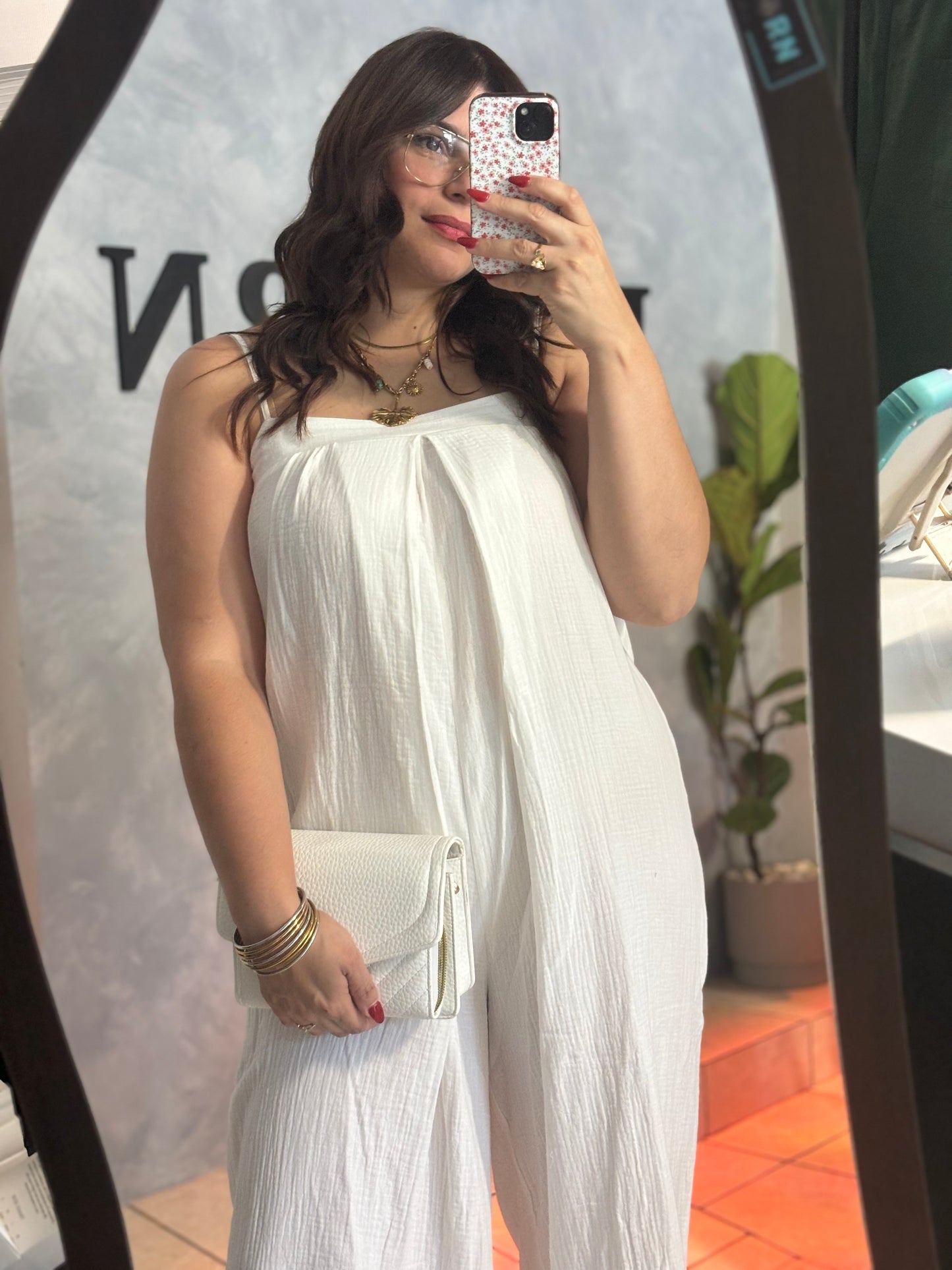 WHITE ROMPER