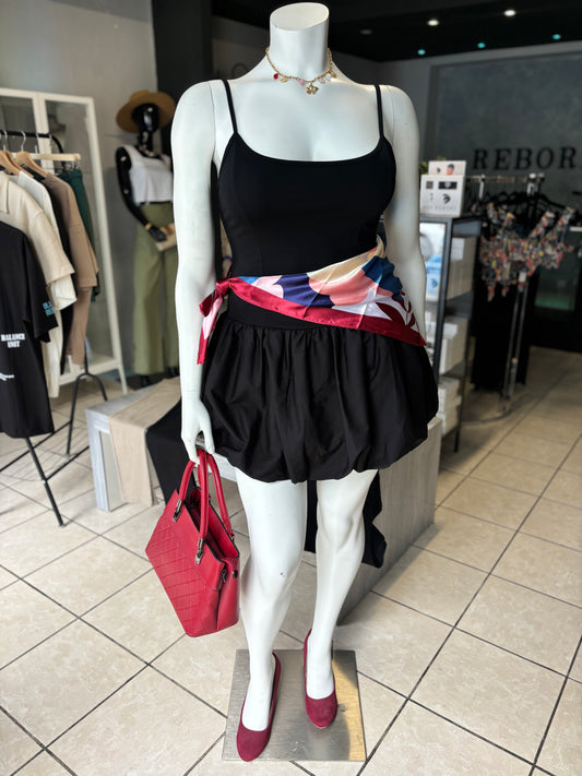BLACK BUBBLE DRESS