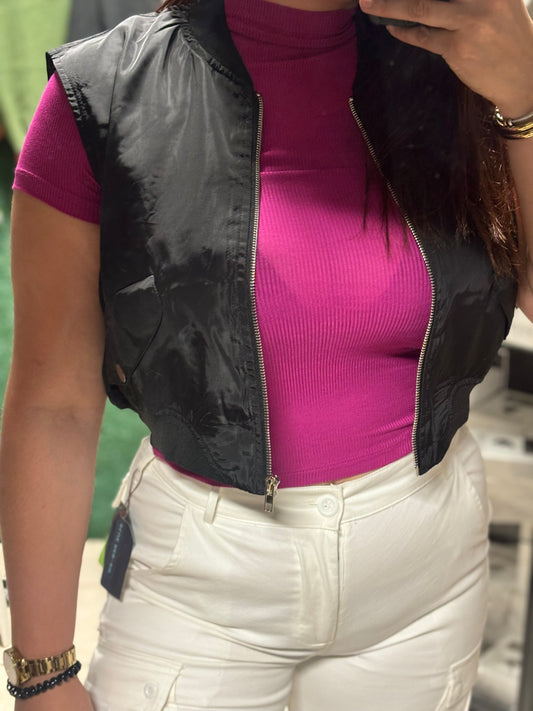 BOMBER VEST BLACK