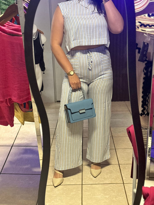 BLUE STRIPPED SET