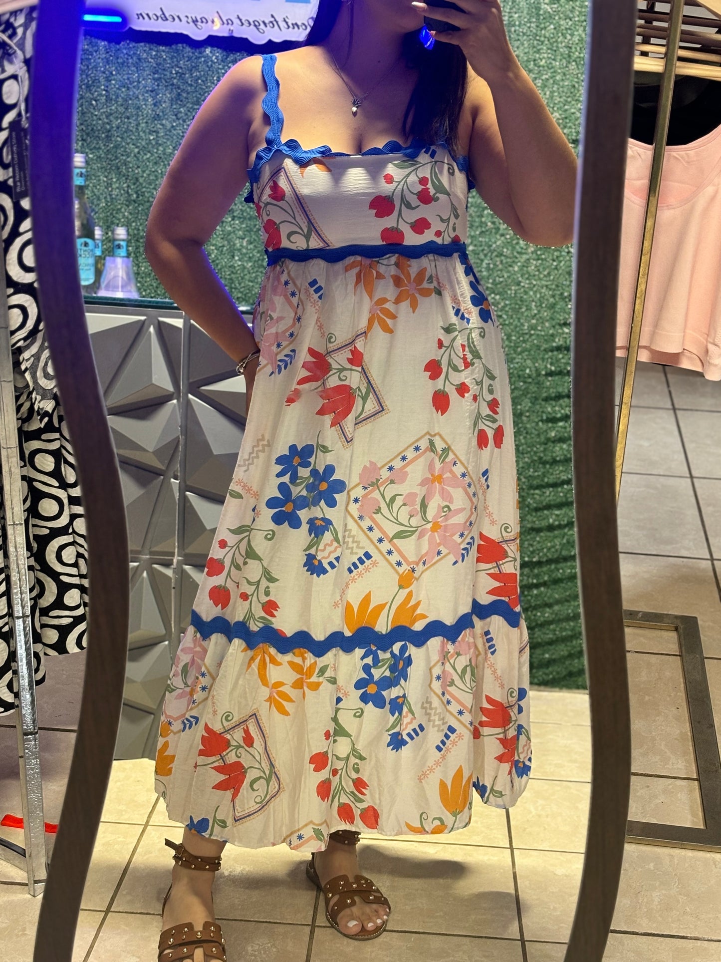 MULTICOLOR MAXI DRESS
