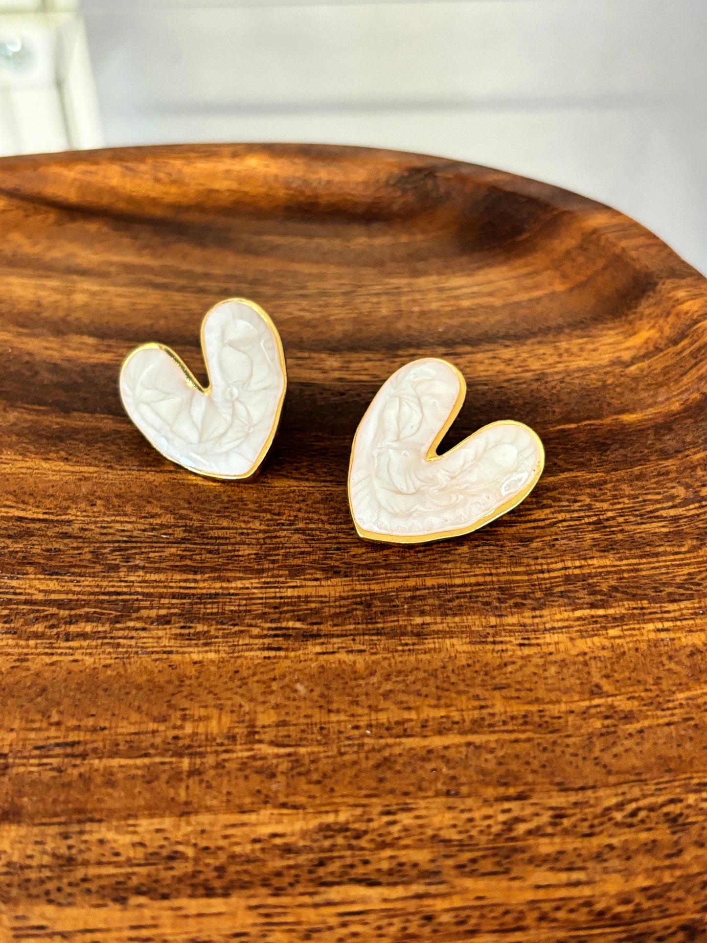 HEART EARRINGS S/S