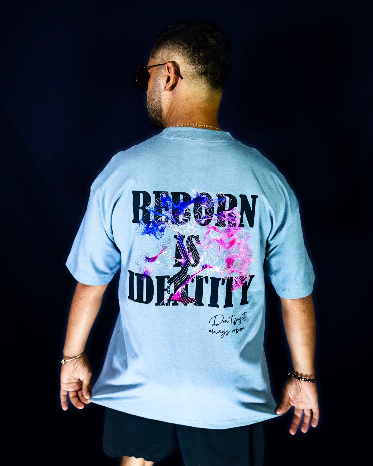 GREY Blue Reborn Oversize