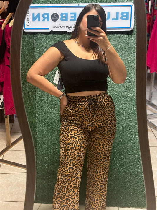 LEOPARD PANTS