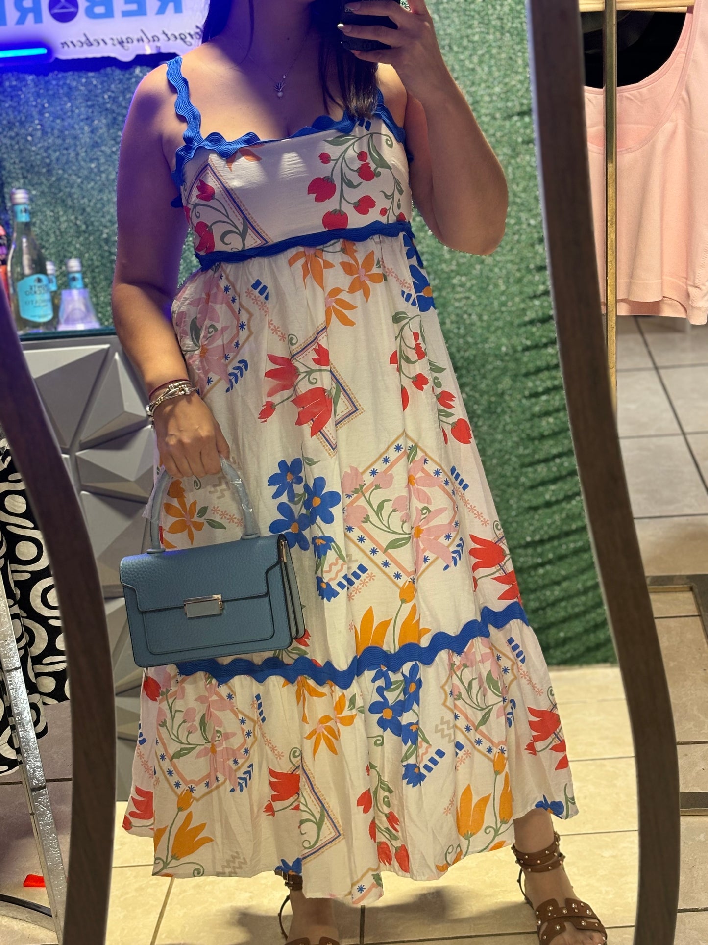 IVORY MULTY COLOR DRESS