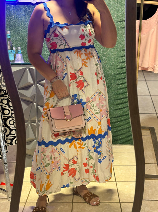 MULTICOLOR MAXI DRESS