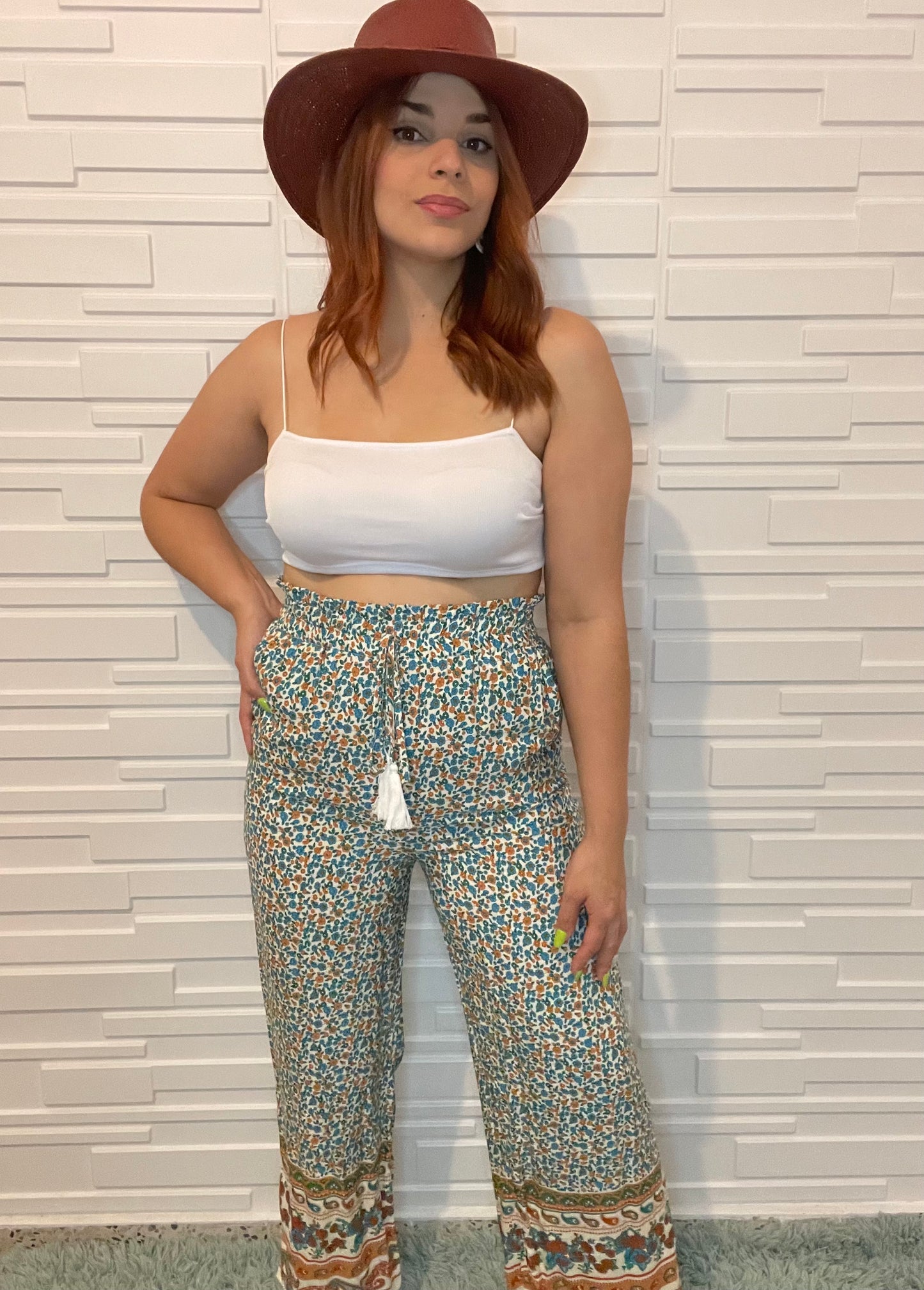 BOHO FLORAL PANTS