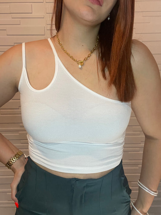 WHITE BASIC TOP