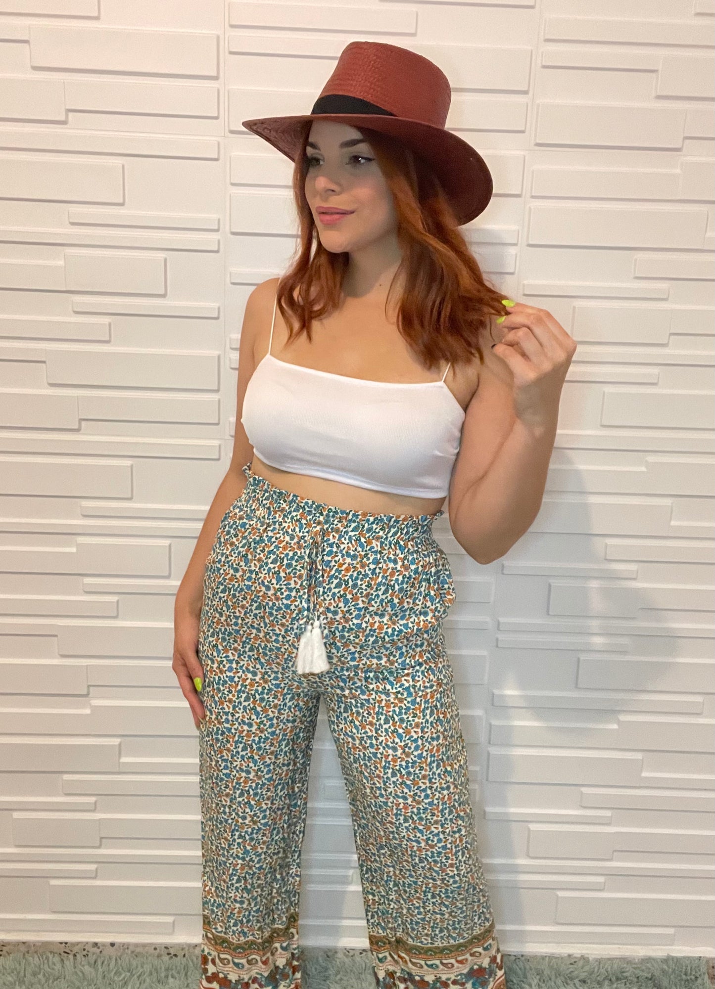 BOHO FLORAL PANTS