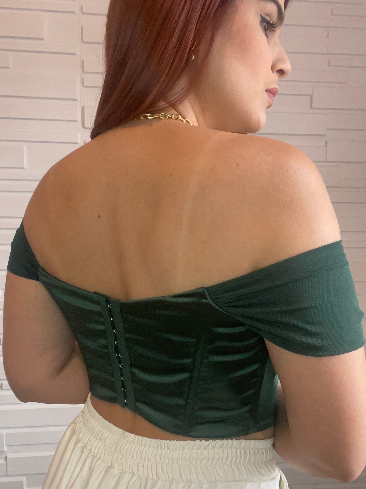 GREEN CORSET